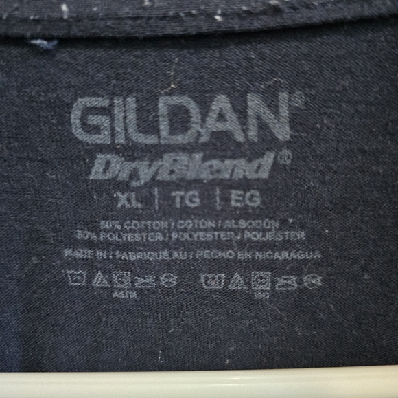 Gildan Los Angeles Rams Navy blue short sleeved Los Angeles Rams t-shirt size XL - Picture 3 of 3